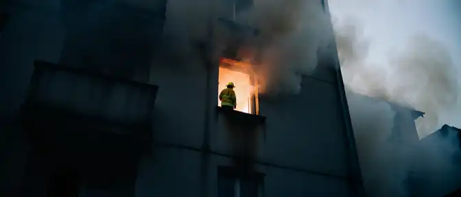 Две жертвы и массовая эвакуация произошли при возгорании в жилом здании во Владикавказе
