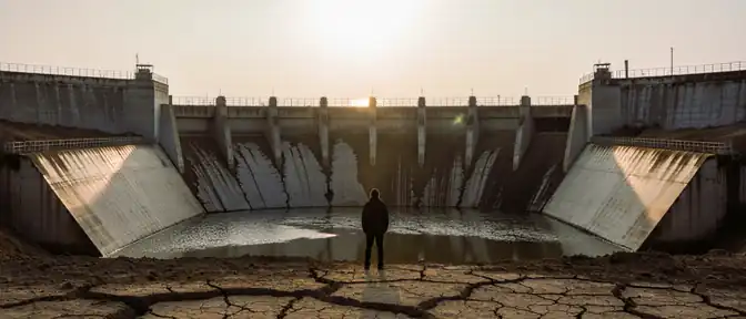 Критическое падение уровня воды в Днестровском водохранилище ставит под угрозу энергоснабжение и водоснабжение Молдавии