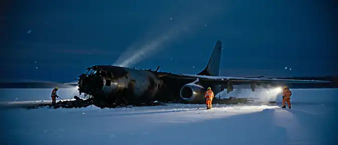 Сотрудники ГУ МЧС ликвидировали возгорание в Амурской области, возникшее после падения Ту-95