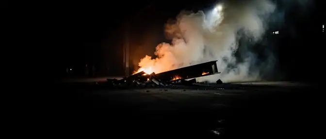 Трагедия в подмосковном Подольске: пожар в ангаре унес жизни двух человек
