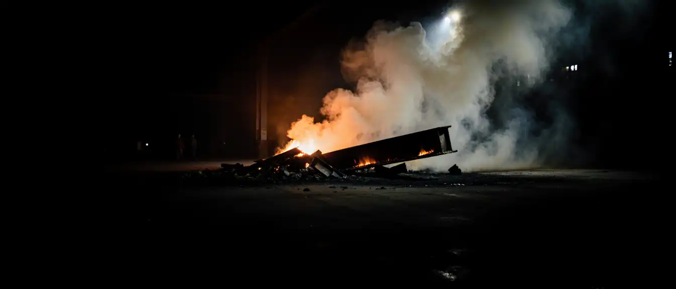 Трагедия в подмосковном Подольске: пожар в ангаре унес жизни двух человек